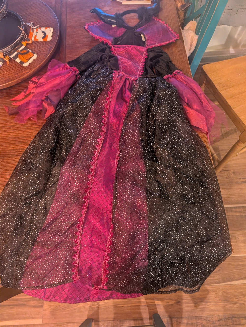 Dark Red/Purple Malificent Style Dress
